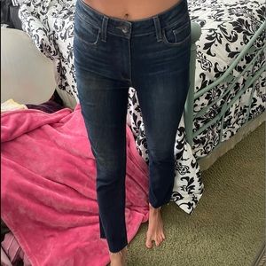 Paige Crop flare High Waisted Jeans
